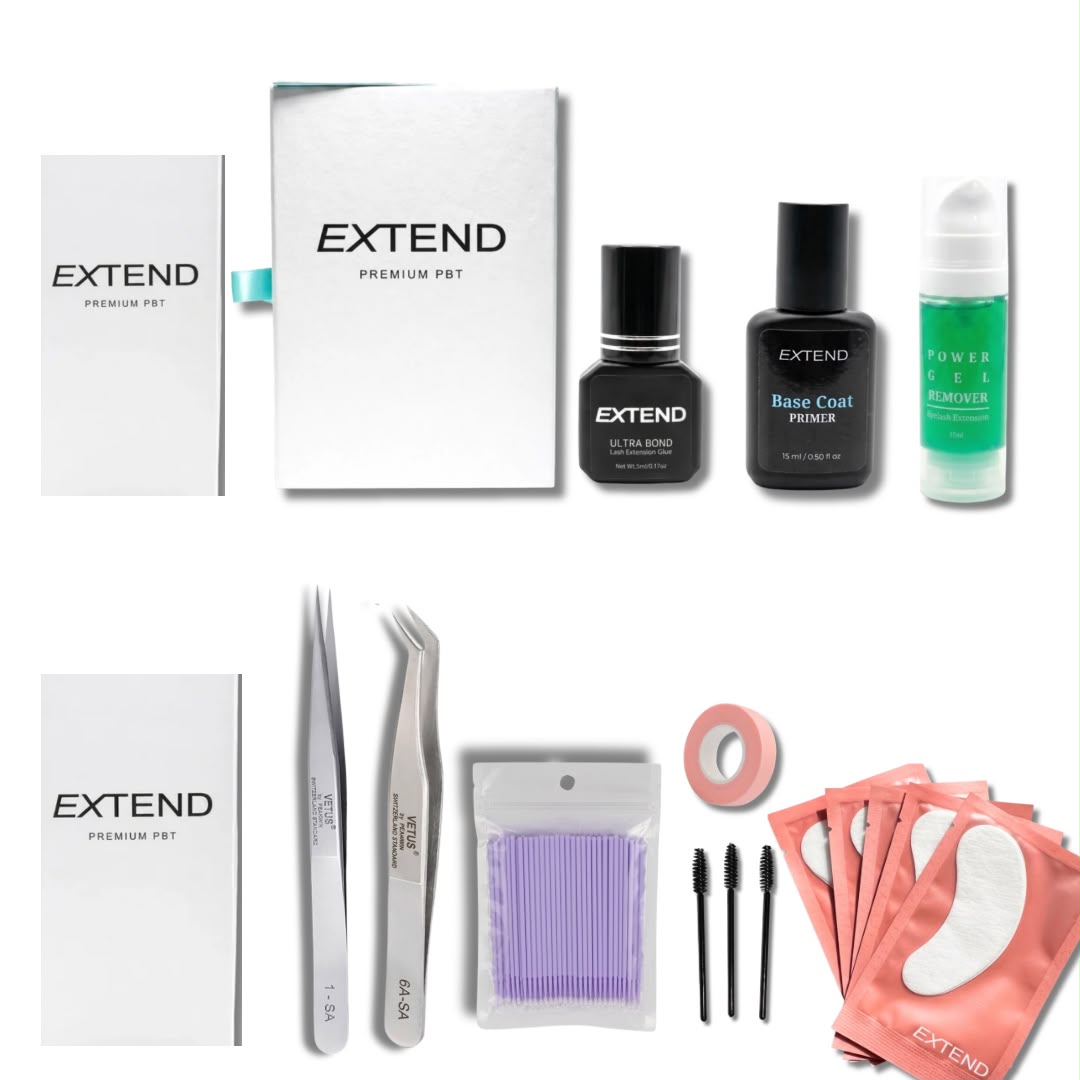 MEDIUM KIT Eyelashes extensions "EXTEND LASHES"