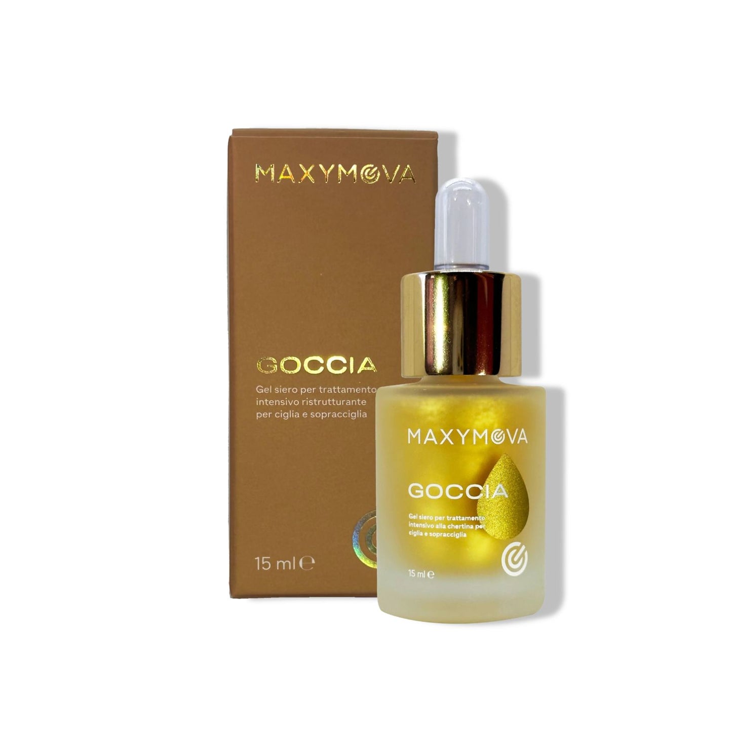 GOCCIA – Serum vegan për qerpikë – Trajtim ristrukturues dhe hidratues pas lyerjes – 15 ml