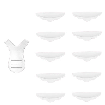 Nuvola Silicone Shields for Eyelash Lamination - 5 Sizes with Free Y Comb
