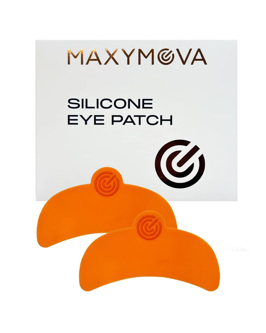 Reusable Silicone Under Eye Patches - ORANGE
