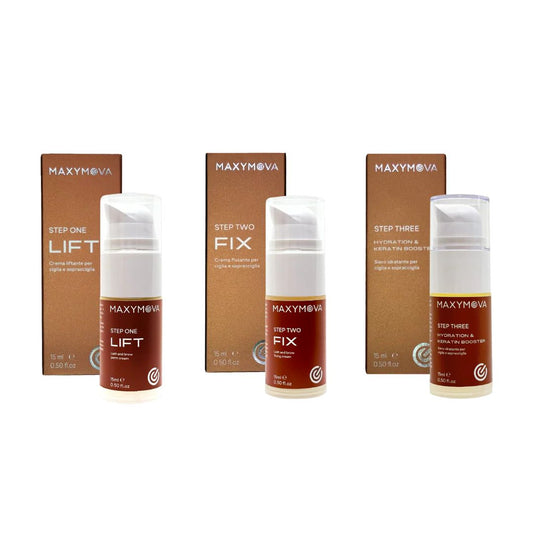 Brow Lift and Eyelash Lamination Kit - Step 1,2,3. Professional Results. MAXYMOVA ALBANIA